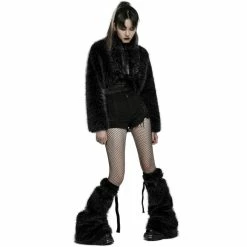 Vestes et Manteaux Soldes -Vestes et Manteaux Soldes leg warmers cool girl noirs 1