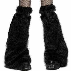 Vestes et Manteaux Soldes 49 Vente flash 🎉 Leg Warmers 'Cool Girl' Noirs Noir ⭐