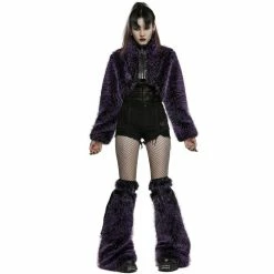 Vestes et Manteaux Soldes -Vestes et Manteaux Soldes leg warmers cool girl pourpres 1