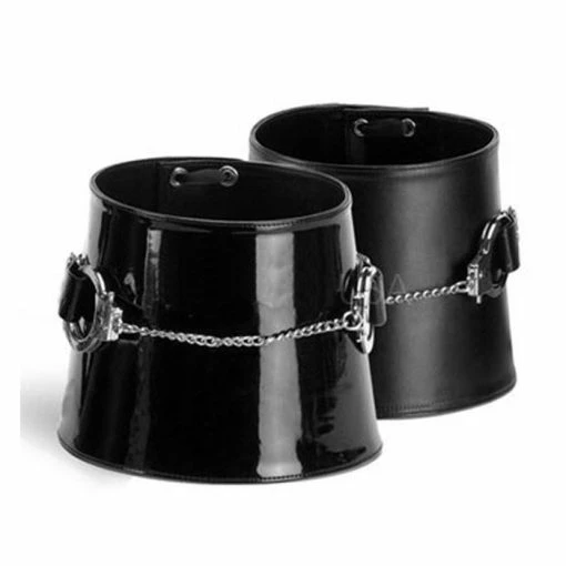 Grosses soldes 🎉 Manchettes De Bottes 'Menottes' Noir 🎁 2 Grosses soldes 🎉 Manchettes De Bottes 'Menottes' Noir 🎁 -Vestes et Manteaux Soldes manchettes de bottes menottes