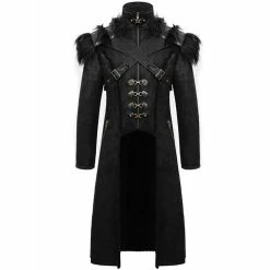 Vestes et Manteaux Soldes 16 Acheter ✨ Manteau 'Viserion' Noir Noir ❤️